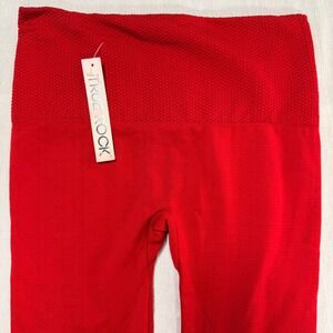 True Rock‎ Women OS Red Fleece Lined
Seamless Leggings Free Warm
Winter Cozy